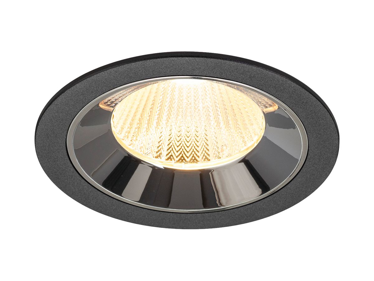 LED-Downlight SLV NUMINOS L 17W 2500lm 3000K MB DALI Ø120 sz/cr