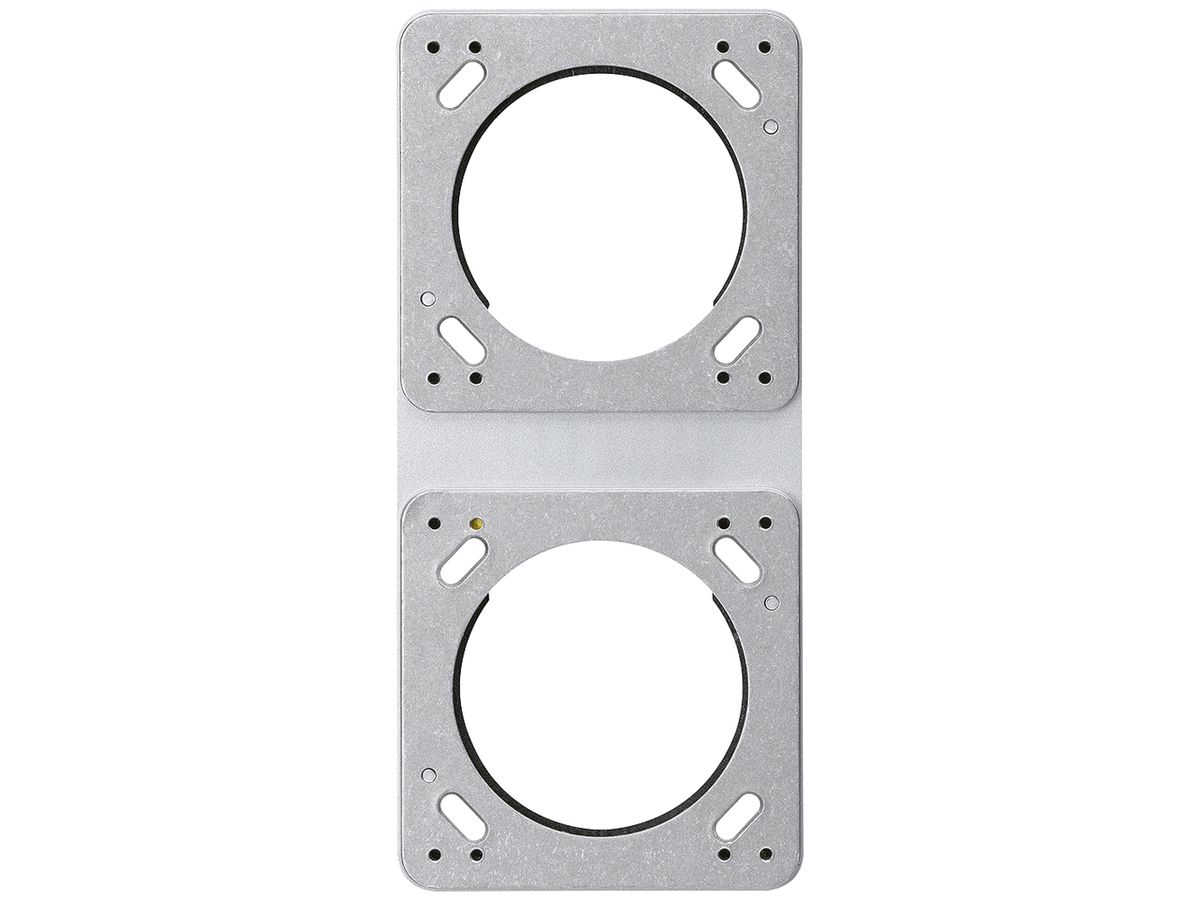 UP-Montageplatte robusto 2×1 aluminium