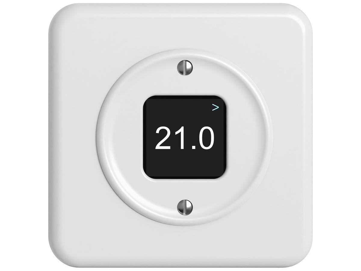 UP-Bedienaufsatz zu Raumtemperatursensor STANDARDdue Wiser weiss