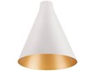 Leuchtenschirm SLV LALU CONE Stahl Ø152×170mm weiss Gold unifarbig