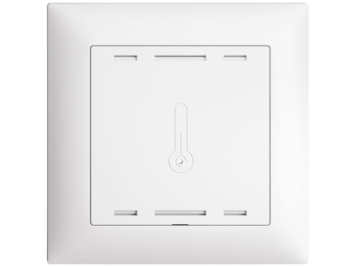 UP-Abdeckset EDIZIOdue Wiser für Raumtemperatursensor 88×88mm ws