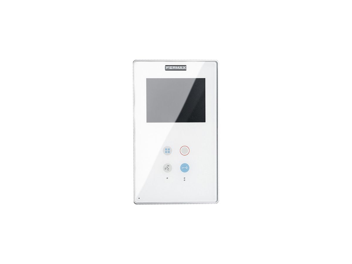 Farb-Video-Hausstation Fermax Smile 3.5" 103×172×20mm weiss