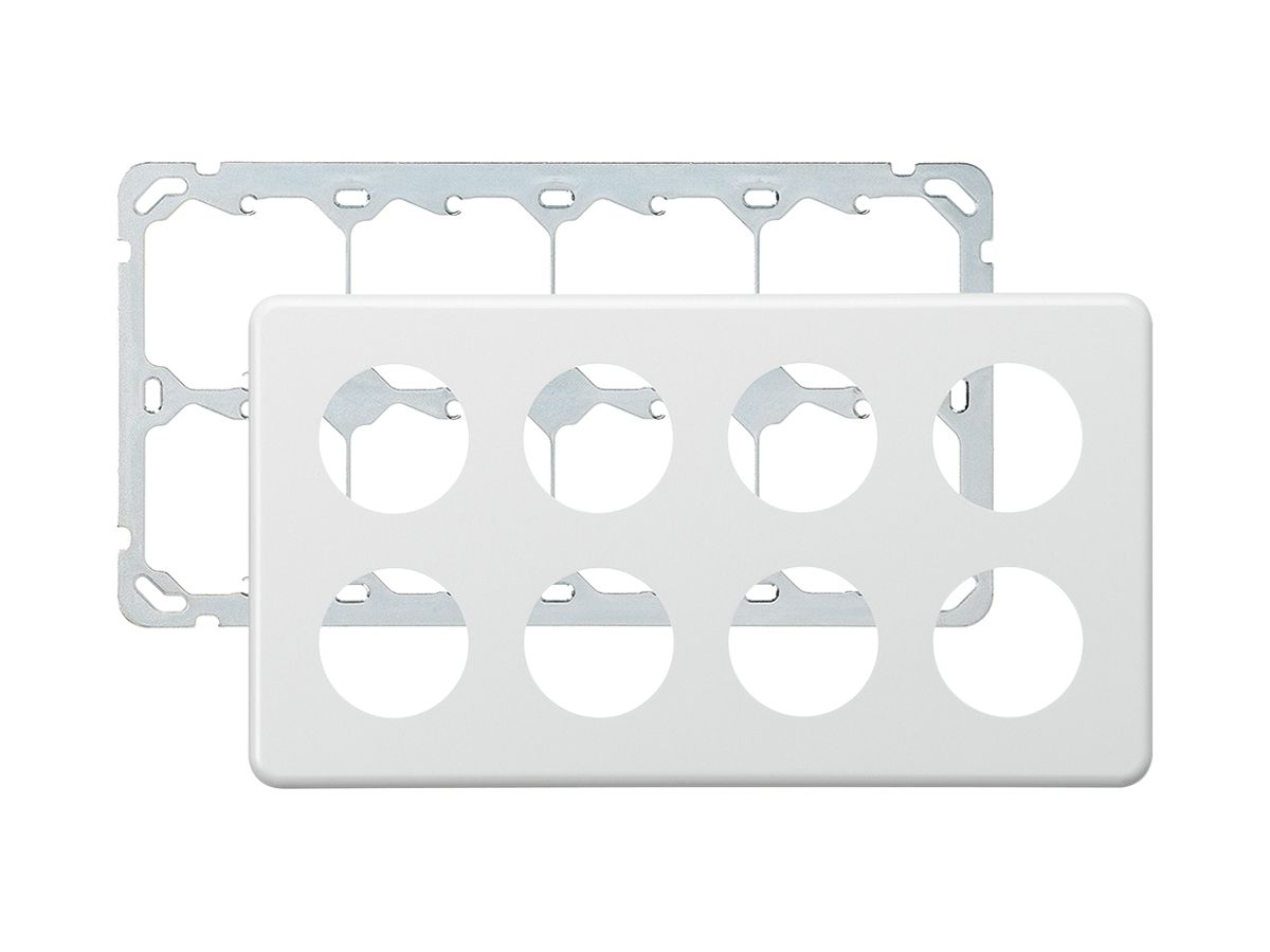 UP-Kopfzeile basico 2×4 weiss