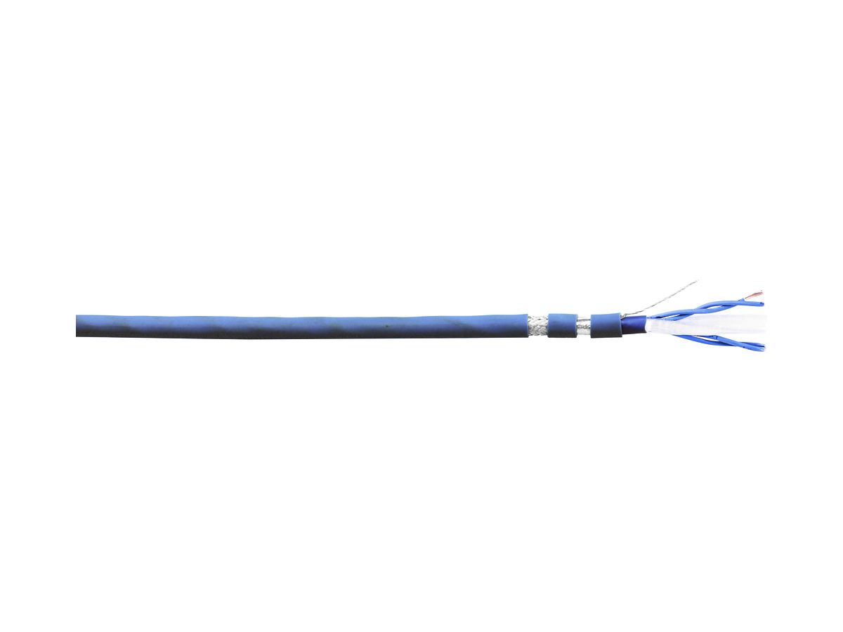 Steuerkabel Securaflex (St) C 1×2×0.75mm² num. 300V, Ø7.5mm, Dca, blau