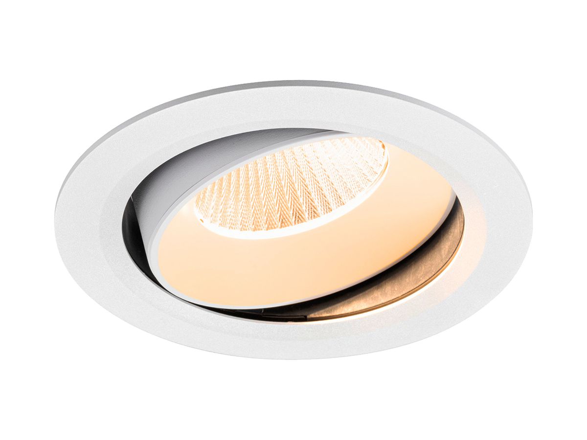 EB-LED-Spot SLV NUMINOS MOVE XL 24W 3500lm 2700K MB DALI DIM Ø190×116mm ws