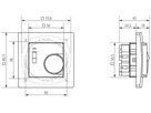 Raumthermostat Theben Ram 746 Ra