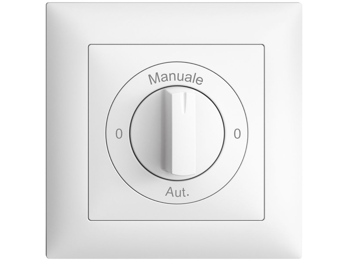 UP-Drehschalter 0-Manuale-0-Aut. EDIZIOdue 2/1P weiss