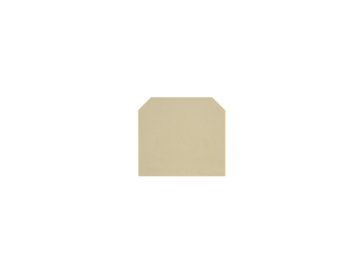 Abschlussplatte Weidmüller DKT4 PA 65×1.5mm beige