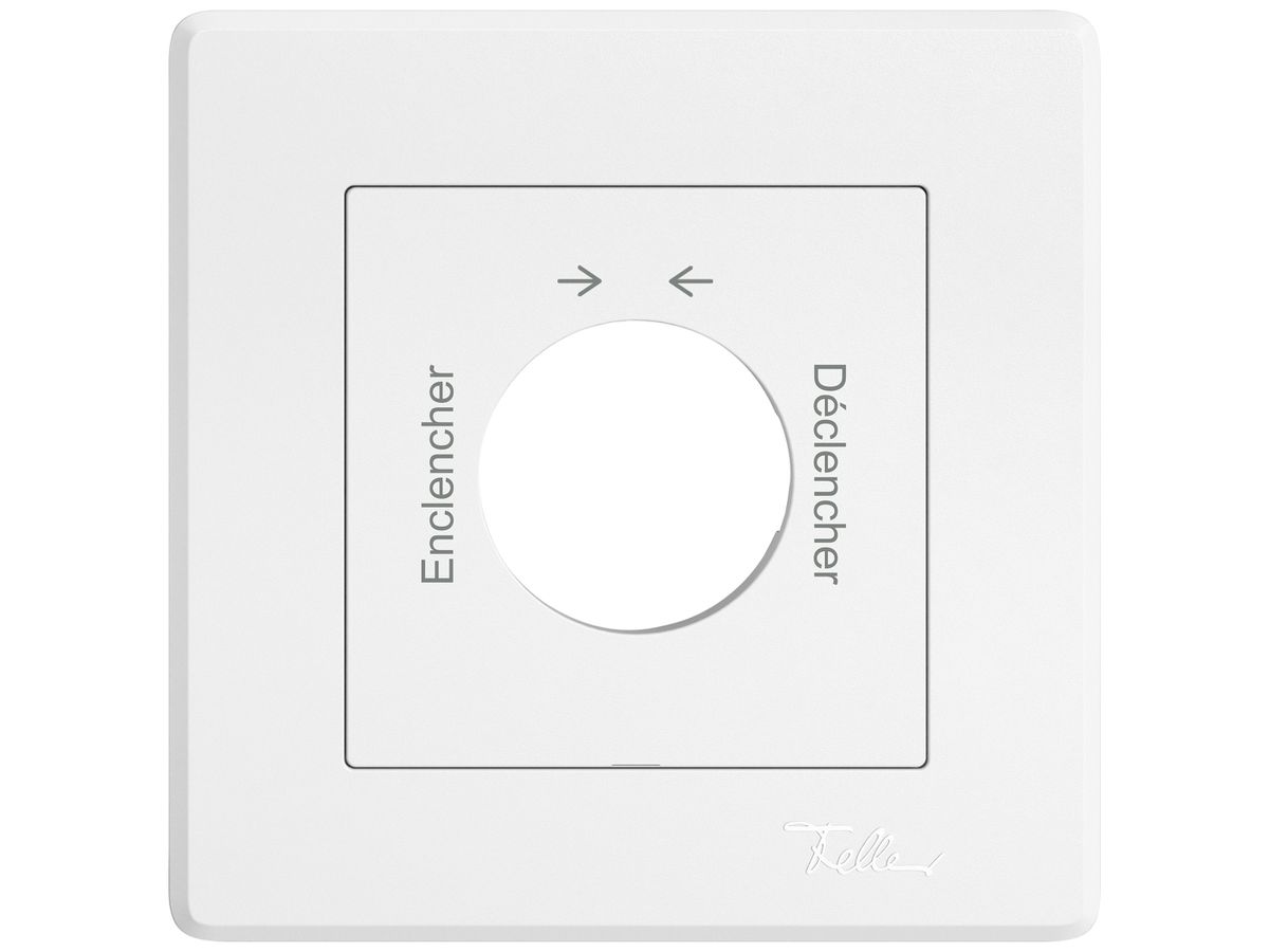 UP-Montageset EDIZIO.liv SNAPFIX® f.Drehschalter m.Schloss Encl.→ ← Décl.ws
