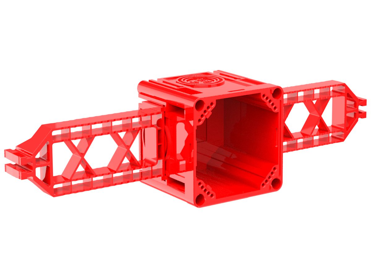 Einlasskasten CRALLO-LEU 78×302×73mm 1×1 halogenfrei rot