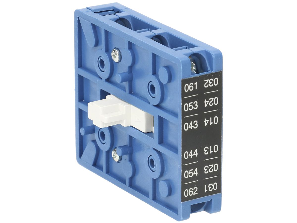 Hilfskontakt K&N, 2S/1Ö 10A, für Bauform E und Gehäuse zu KG126…KG161