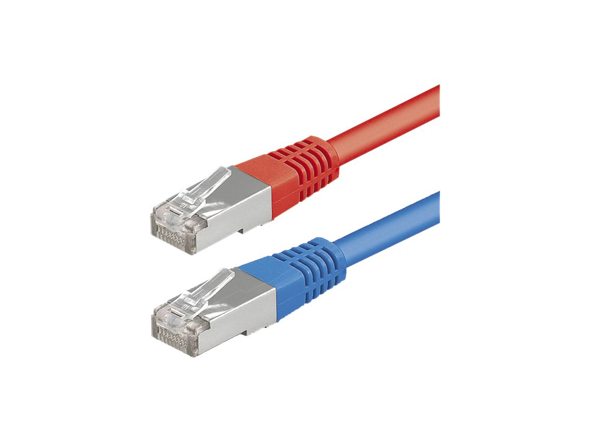 Verbindungskabel ESYLUX SmartDriver RJ45, 5m, 8×rot, 8×blau