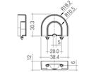 Endkappe Tridonic, für LED Modul LLE24
