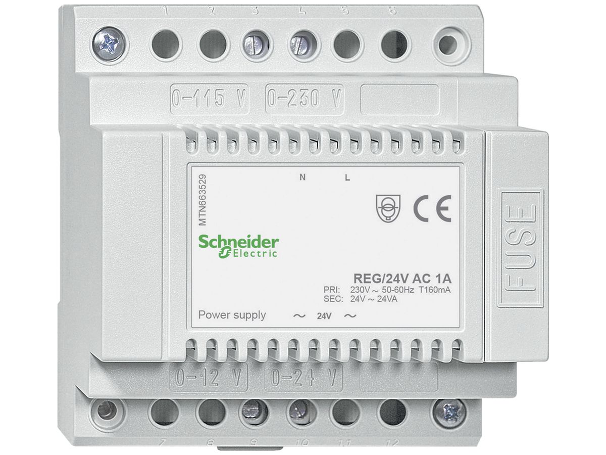 REG-Spannungsversorgung KNX Schneider Electric 24VAC 1A, MTN663529