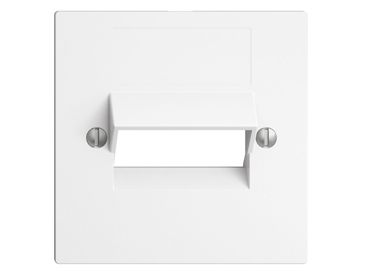 Frontplatte 2×RJ45 ITplus EDIZIOdue weiss