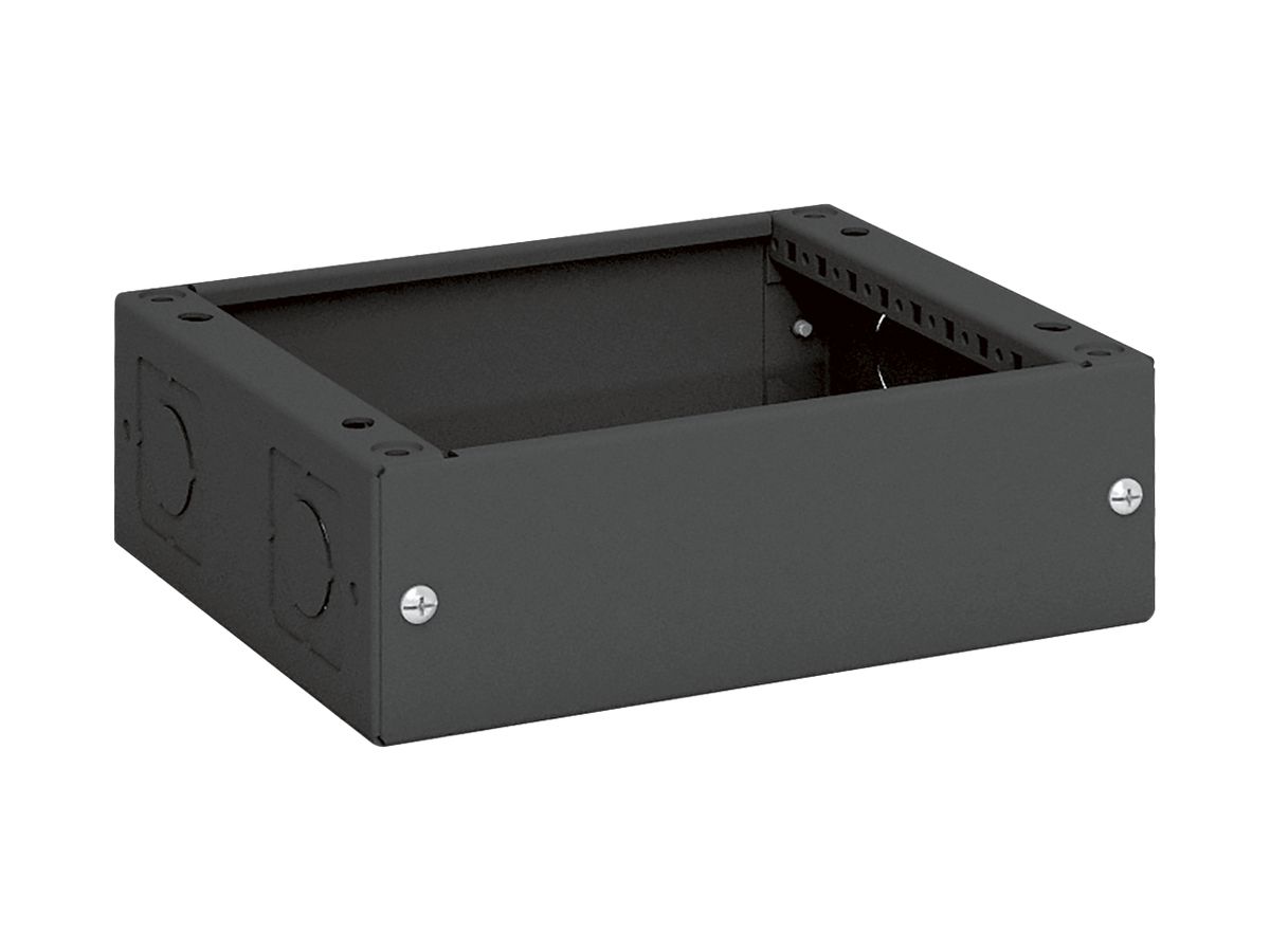 Sockel Hager univers 100×300×275mm für Schrank FR schwarz RAL 9005