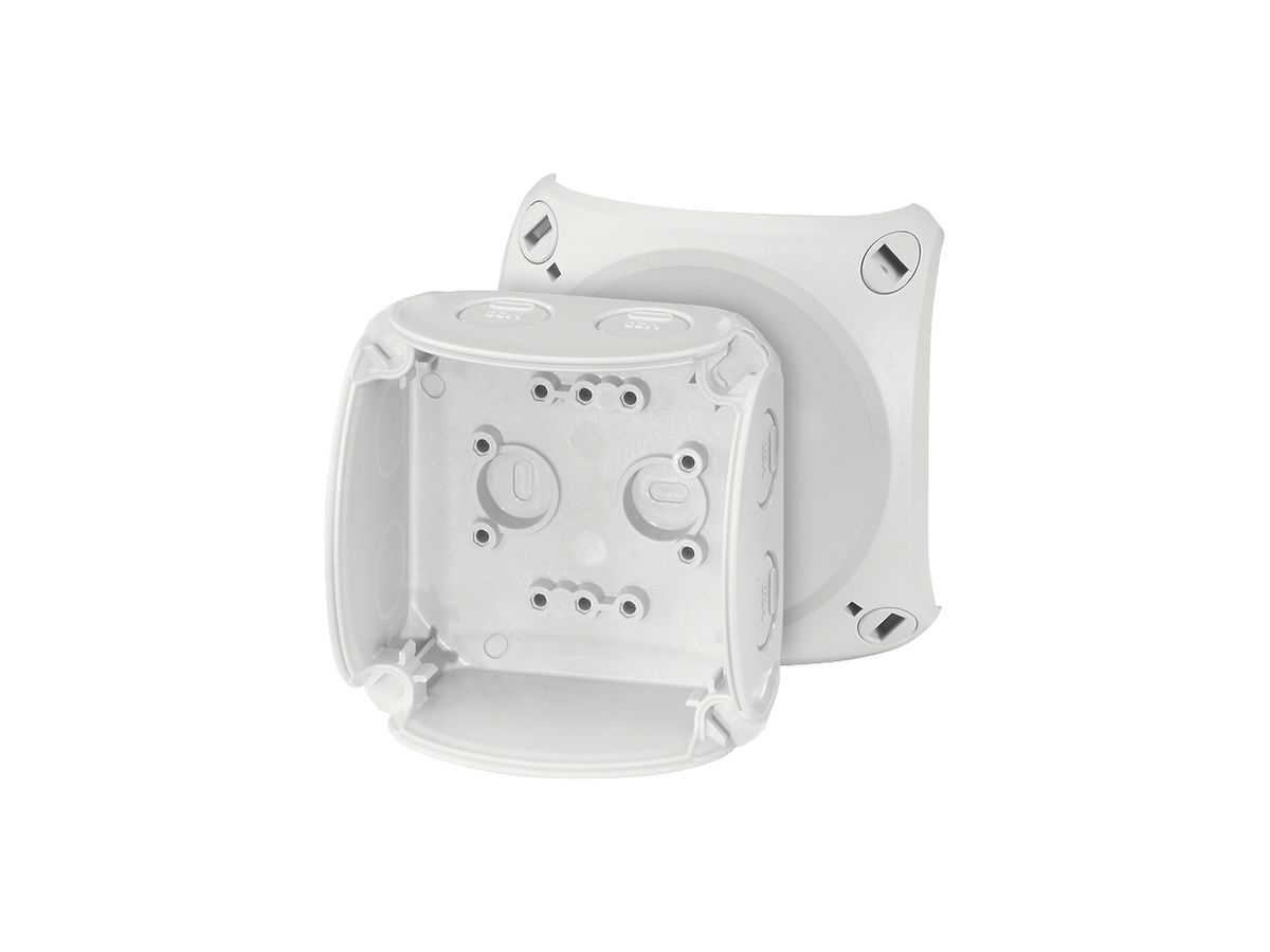 AP-Abzweigdose Hensel KF G 2.5mm² ohne Klemmen grau