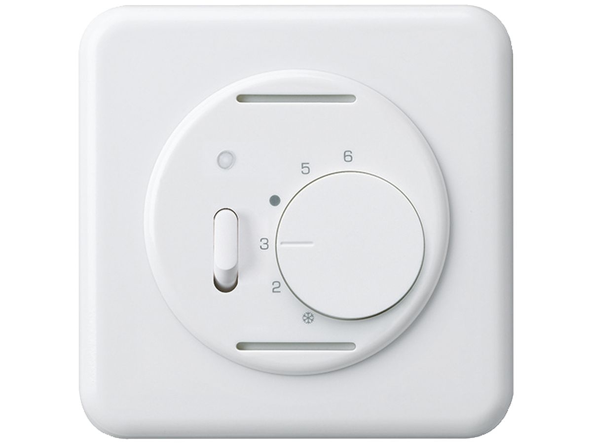 UP-Raumthermostat basico weiss mit Schalter