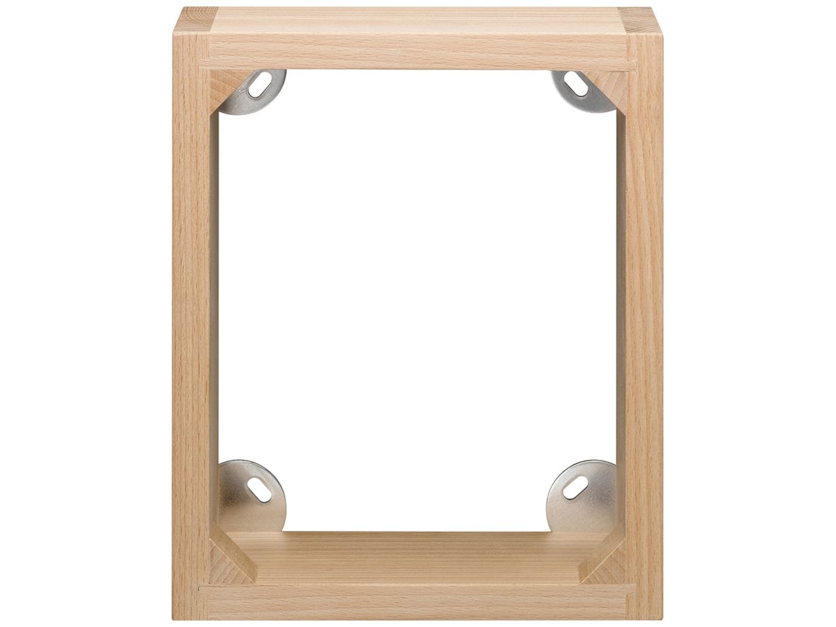 AP-Rahmen Hager FLF 2×4 Holz lackiert