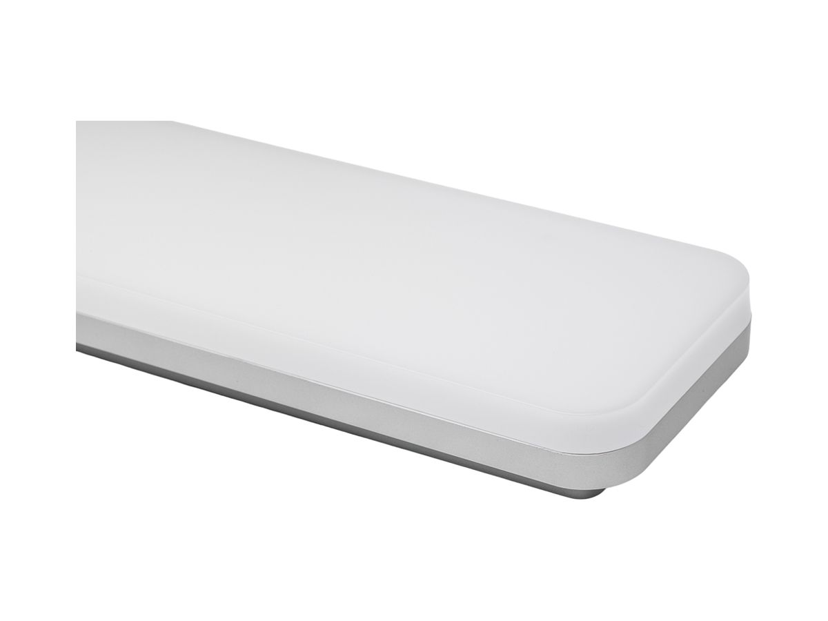 LED-Anbauleuchte Sir Heian SLICE90 32W 3500lm 830/840 IP54 DIM 900mm silber