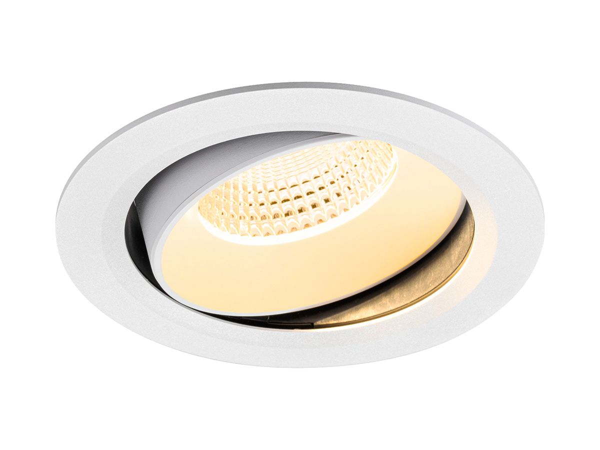 EB-LED-Spot SLV NUMINOS MOVE XL 24W 3600lm 3000K WB DALI DIM Ø190×116mm ws
