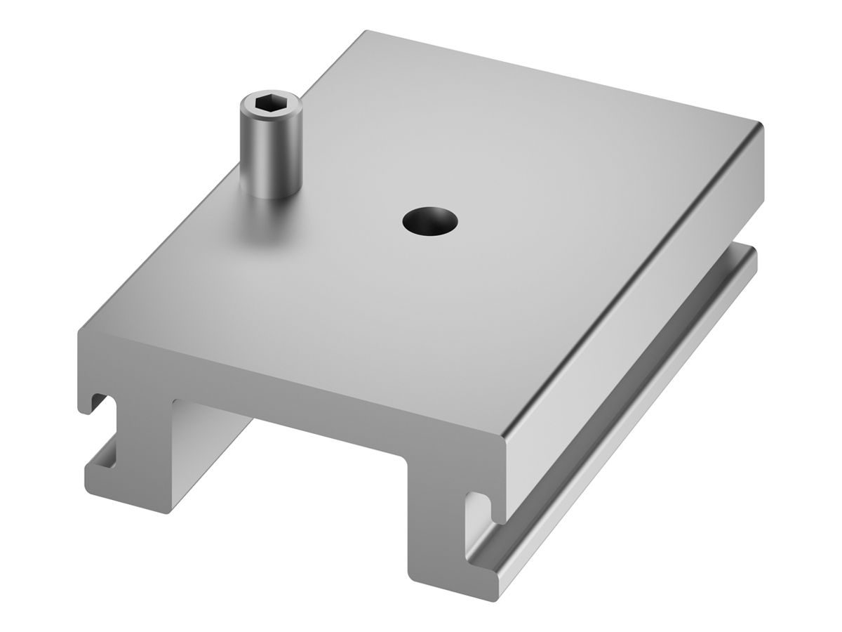 Abhängehalterung Sylvania Lytespan H 40×29×10mm Aluminium Silber