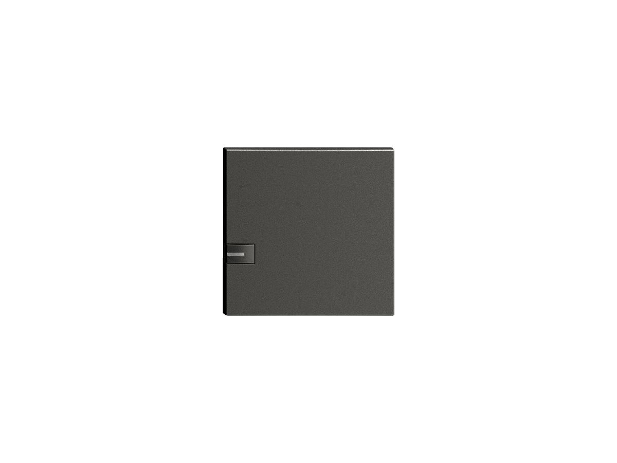 Taste 1/1 KNX/UNI-Taster mit LED EDIZIOdue Einfachbedienung schwarz