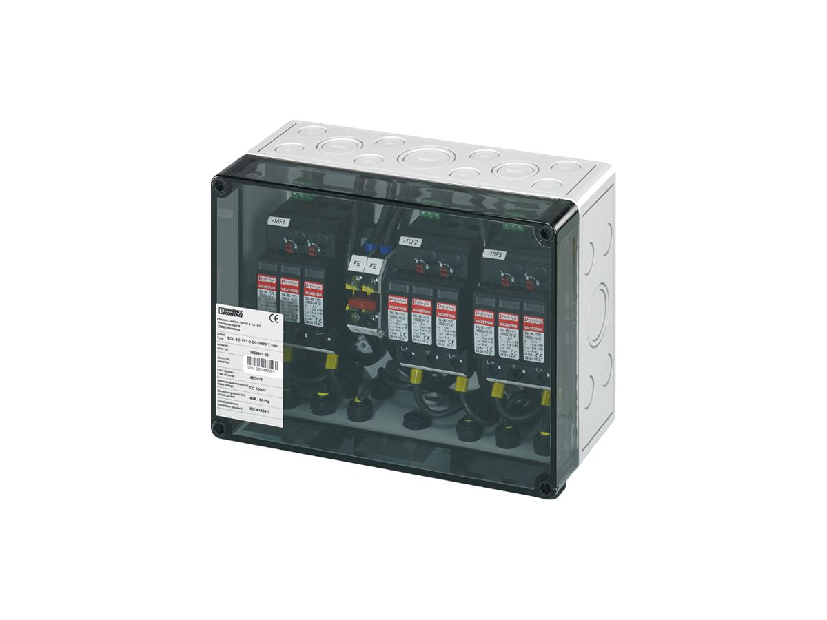 Generatoranschlusskasten PX SOL-SC-1ST-0-DC-3MPPT-1006 1100V 40A