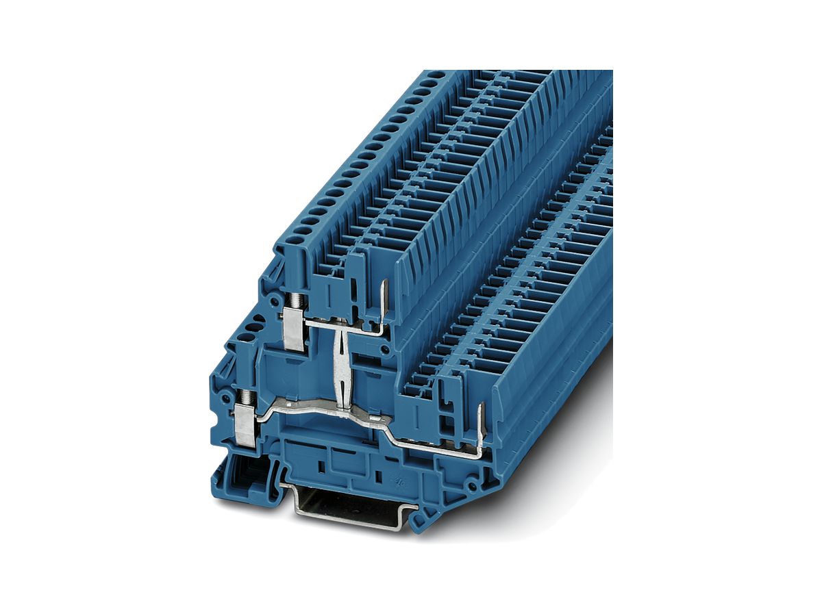 Doppelstockklemme 0.14…4mm² blau UTTB 2.5/2P-PV BU