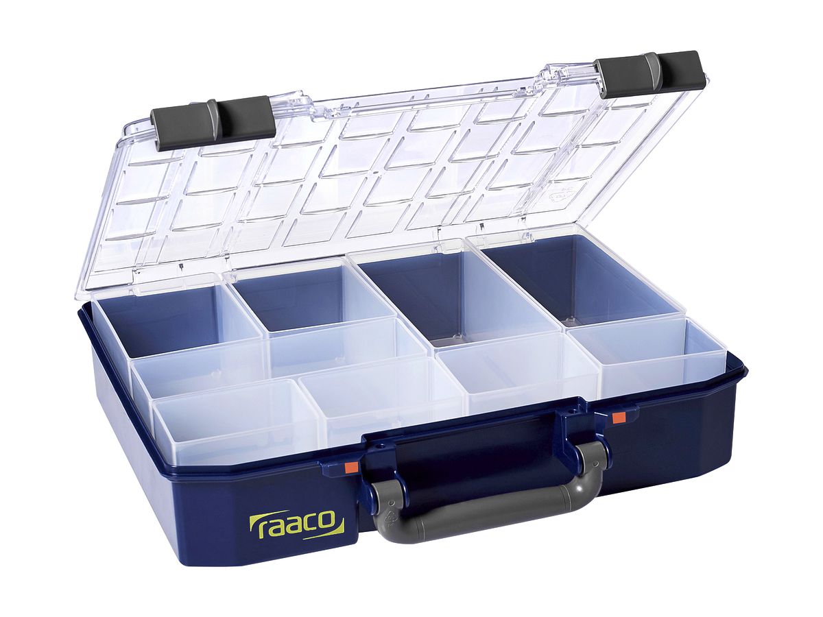 Sortimentskoffer CIMCO CarryLite 80 Raster 4×8 9×Einsätzen 278×337×79mm