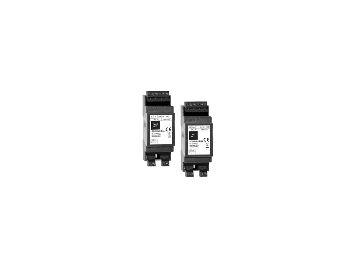 REG-Signalumsetzer DALCNET DGD-DMX-DALI DC DALI 36×92×62mm