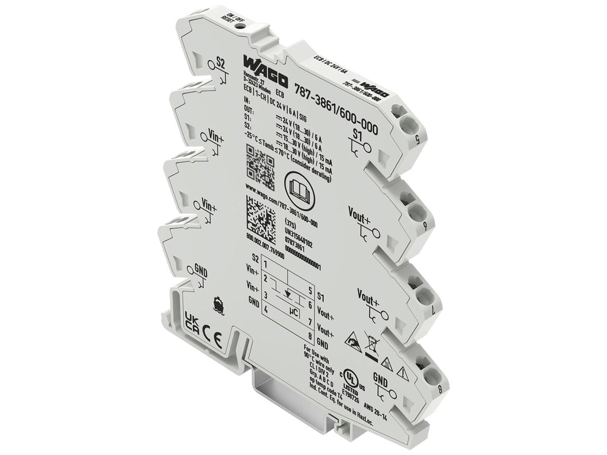 Elektronischer Schutzschalter WAGO 6A