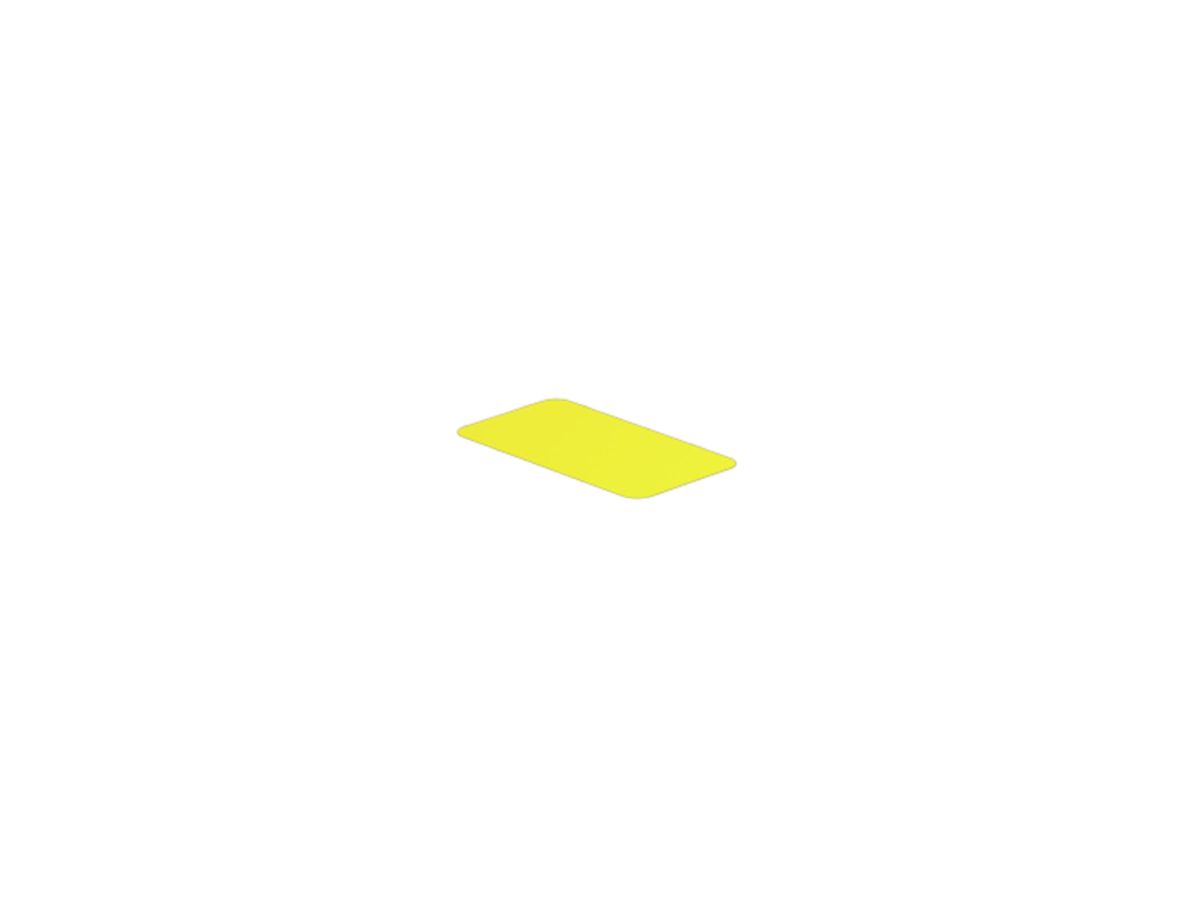 Gerätemarkierer Weidmüller MultiMark CC selbstklebend 27×15mm Polyester gelb