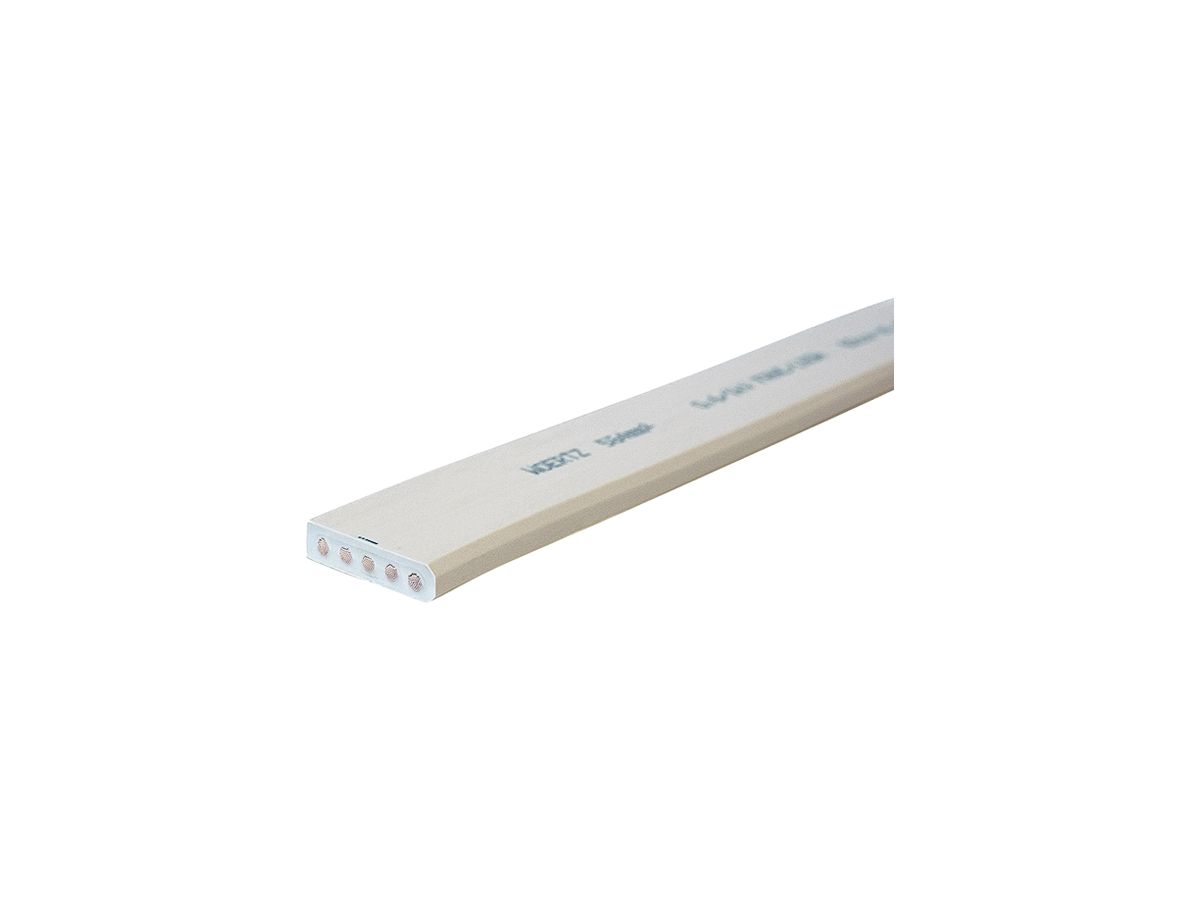 Flachkabel Woertz 5×4mm² halogenfrei grau B2ca