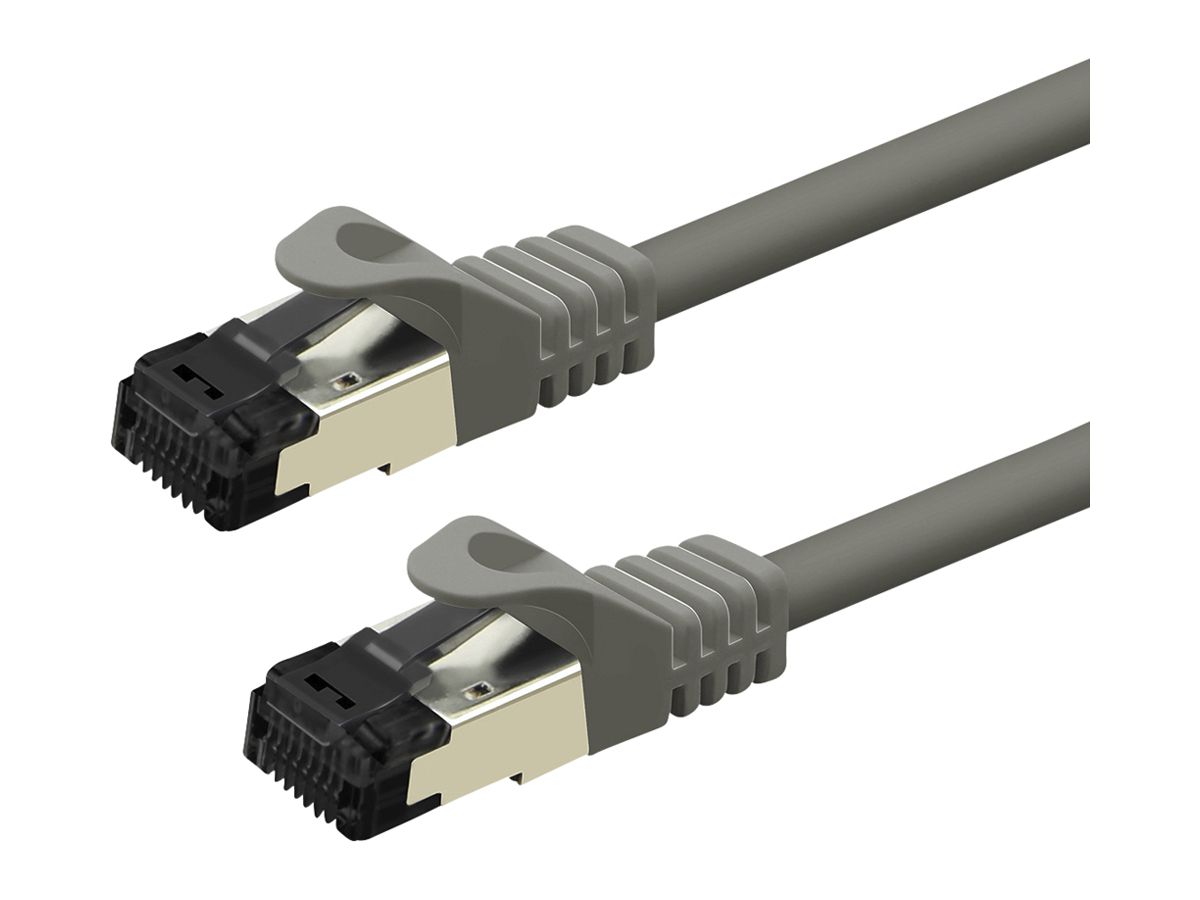 Patchkabel RJ45 VALUE Stranded Kat.8.1 S/FTP AWG26 LSZH grau 2m