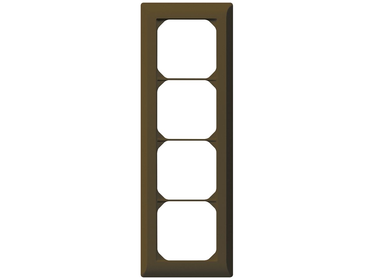 UP-Abdeckrahmen kallysto.line 4×1 braun 92×272mm
