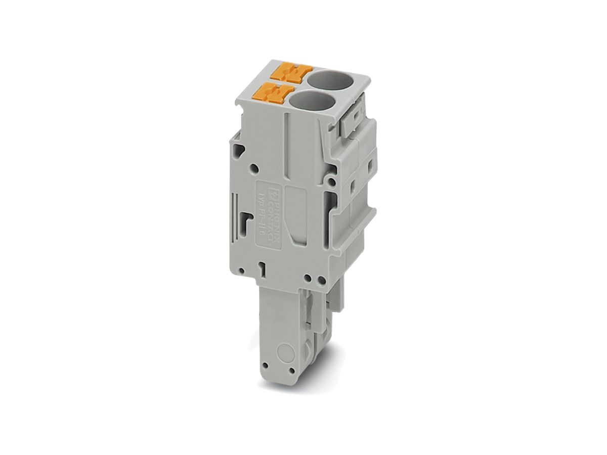 Stecker Phoenix Contact 2L 0.5…10mm² grau mit Push-in-Anschluss