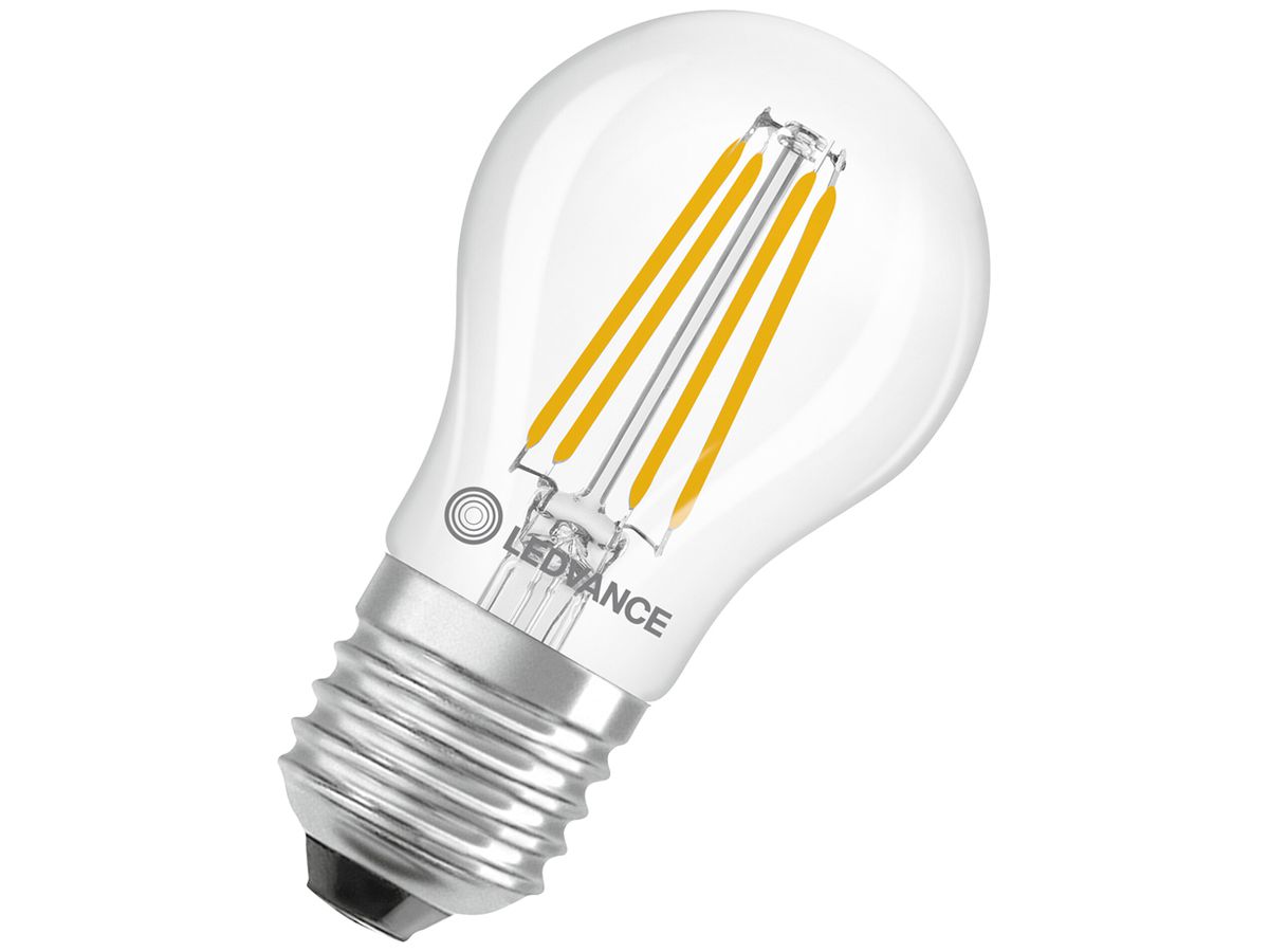 LED-Lampe LEDVANCE CLASSIC P E27 5.9W 806lm 827 klar Ø45×84mm