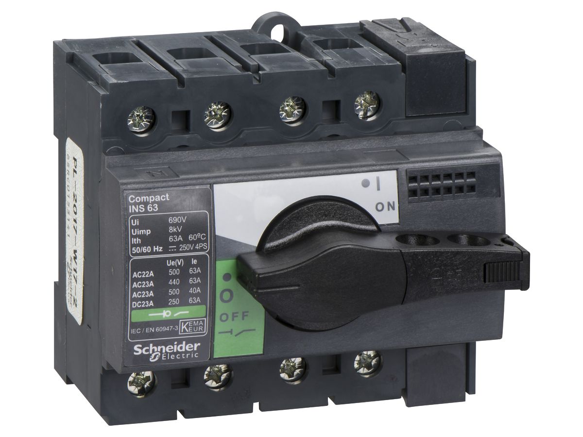 EB-Lasttrennschalter Schneider Electric NS-I 63 4L grau/schwarz