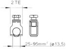 Anschlussklemme Bettermann 95mm² 10mm