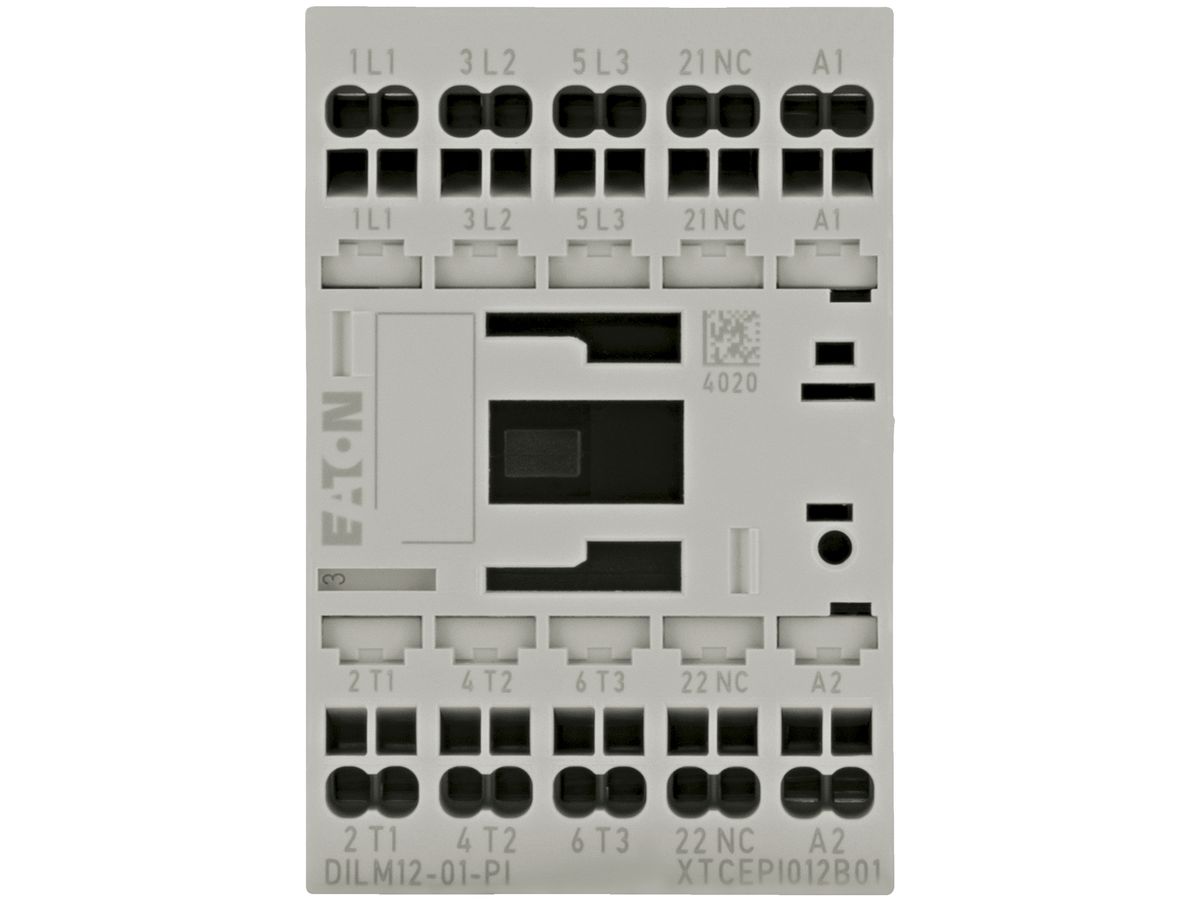 Leistungsschütz Eaton, 3P 5.5kW, 1Ö, 24VDC, Push-in-Klemmen