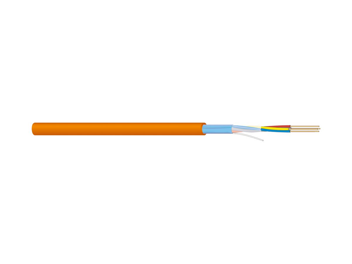 Kabel T+T FE180 E30-E90 4×2×0.8+1×0.8 orange