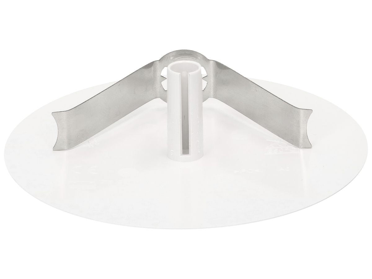 Deckenrosette MH Federbügel steckbar Ø98×3mm weiss