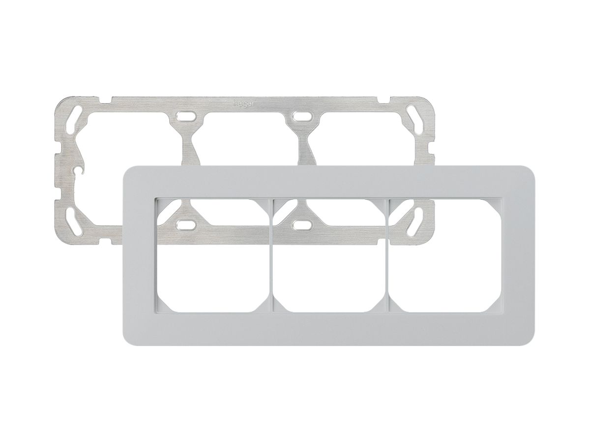 UP-Kopfzeile kallysto.trend 1×3 hellgrau horizontal