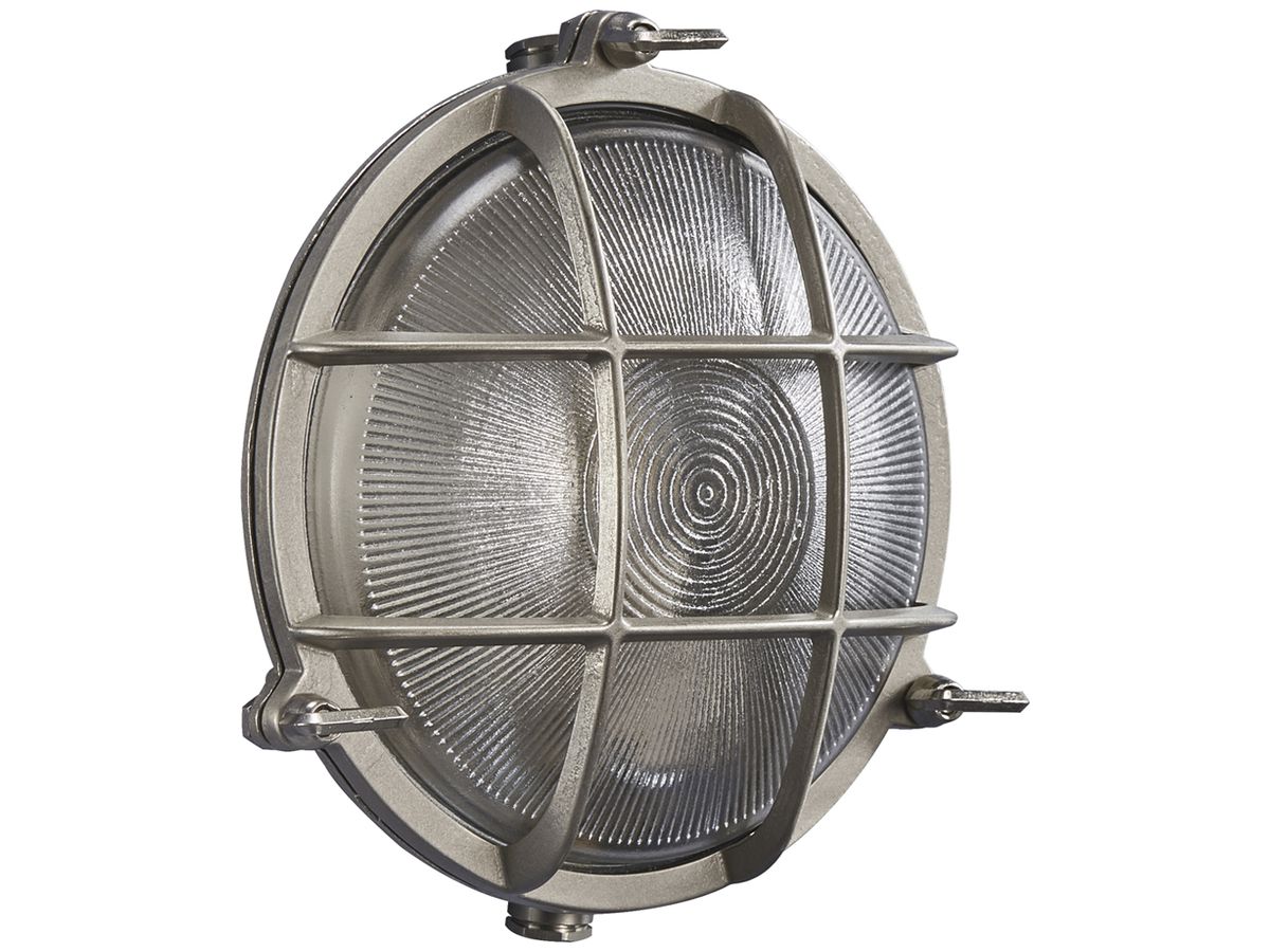 Decken-/Wandleuchte Nordlux Polperro 1×E27 12.5W IP64 Ø195mm Nickel