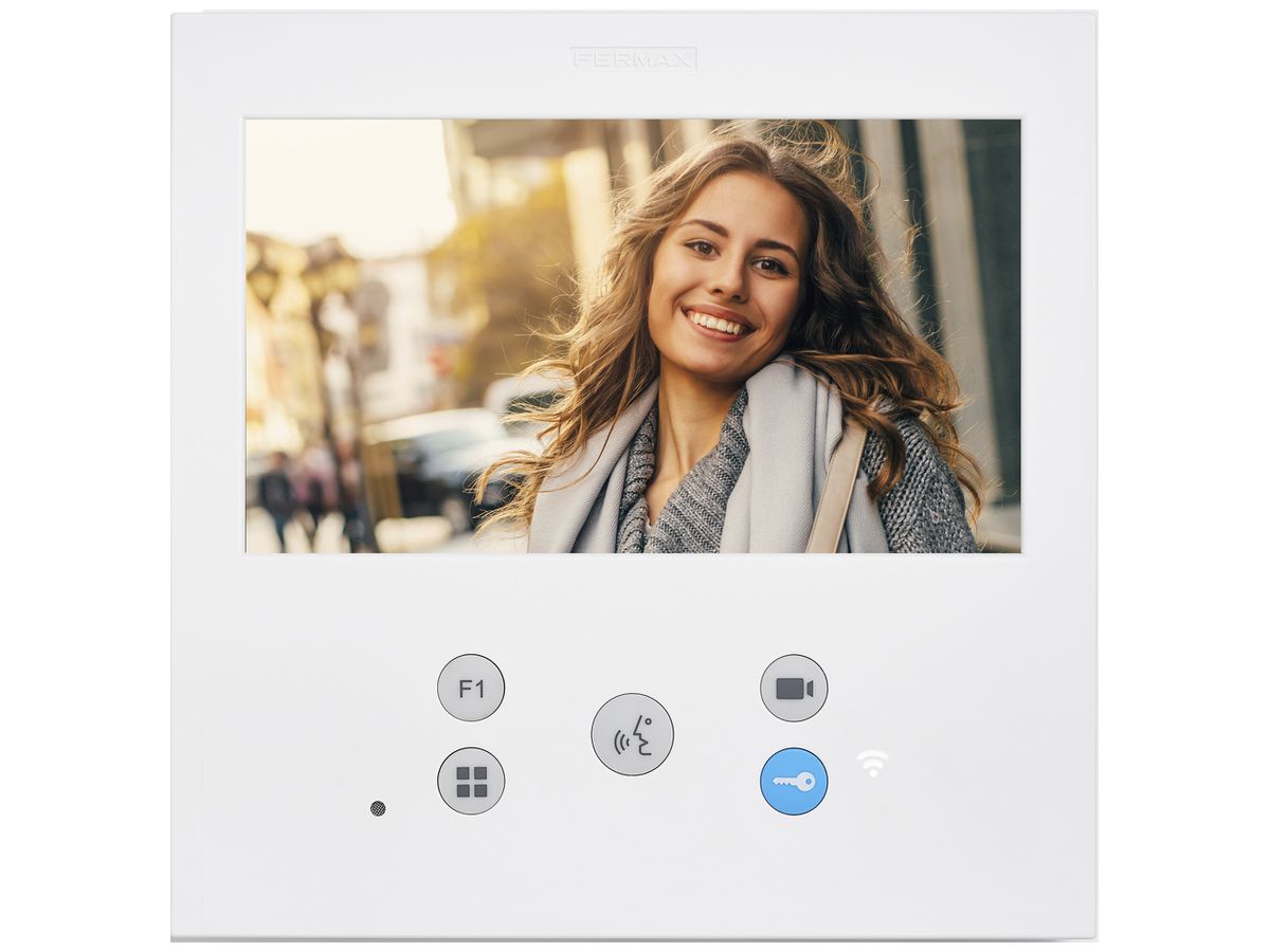 Farb-Video-Hausstation Fermax DUOX PLUS VEO-XL 7" TFT 185×185×21mm
