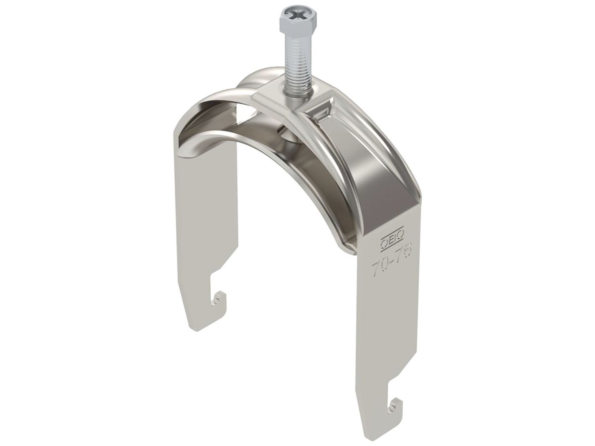 Schnellverleger BET 2056 U-Fuss Metall 70…76mm 1×Kabel A4 1.4571