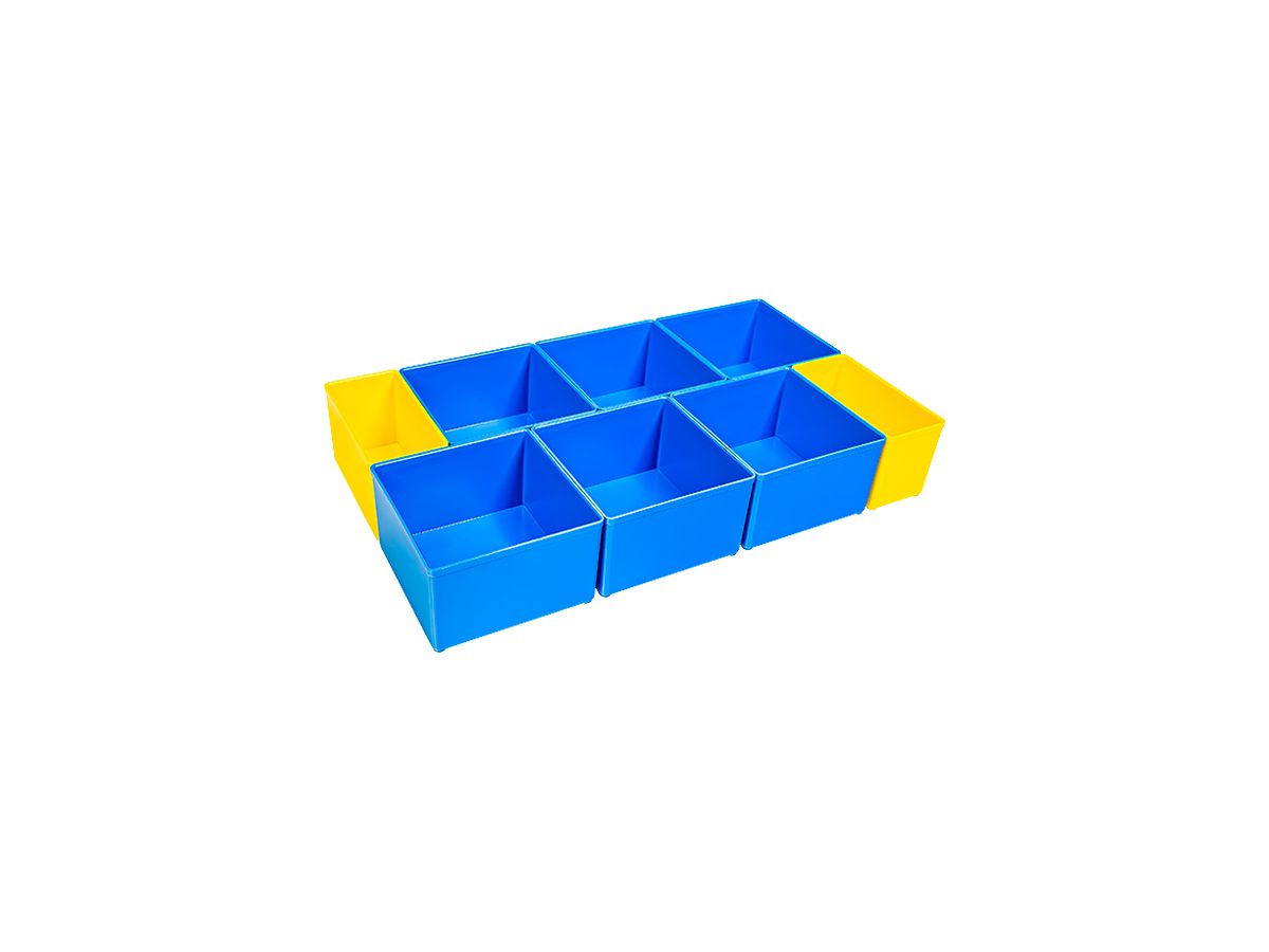 Sortiereinsätze-Set BS Systems ProClick 364×63×208mm Kunststoff bl/gb