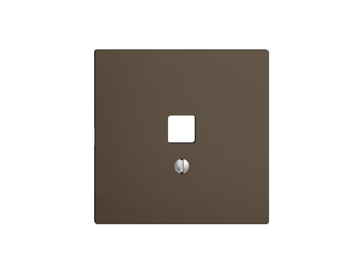 Frontset EDIZIOdue coffee 60×60mm für Datenschnittst.USB