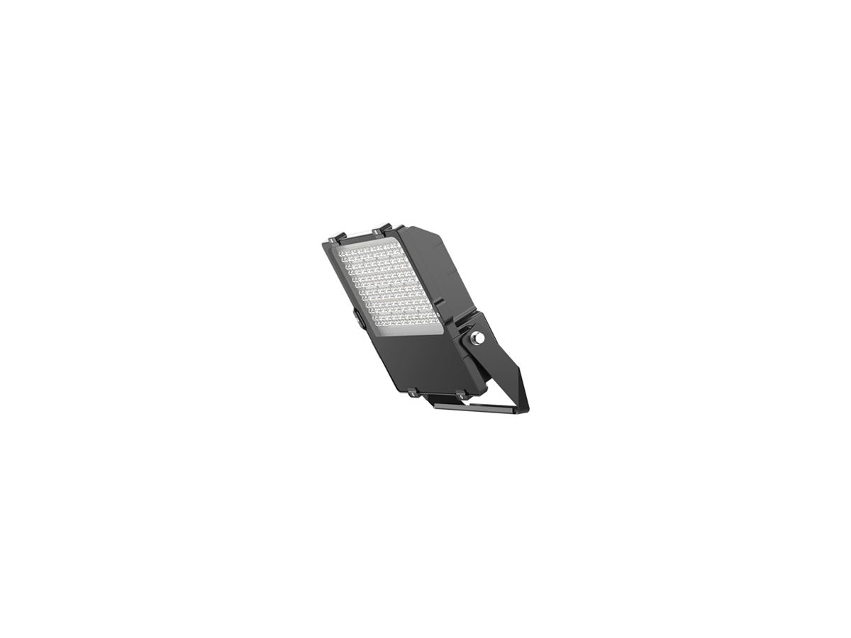 LED-Strahler DOTLUX LENSplus 200W 26070lm 3000K IP66 90° 400×345mm schwarz